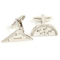 Protractor & Triangle Cufflinks